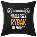 Vankúš NAJLEPŠÍ RYBÁR 50x50 darček