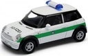 Model WELLY - MINI COOPER Polizei 1:34