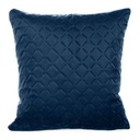 DIMON NAVY BLUE DEKORATÍVNY PREŠÍVANÝ VANKÚŠ 40x40