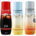 SODASTREAM Koncentrát KOLA, LIMONÁDA, POMERANČ-MANGO
