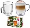 KÁVA ČAJ LATTE GLASS 2 x 350 ml pohár