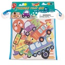 Samolepky do kúpeľa Mesh Bag Transport 17 ks