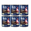 Brit Premium By Nature Turkey with Liver 6x800g Mokré krmivo pre psov