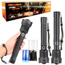 LED baterka USB nabíjateľný taktický vojenský multifunkčný zoom