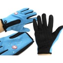 Vodotesné hmatové športové rukavice, modré S