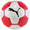 Futbalová lopta Puma Prestige, biela a červená, veľkosť 4
