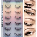 BEAUTOPIA Lash Sada 7 párov umelých mihalníc + lepidlo