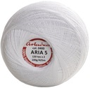 Cordonka Ariadna Aria 5 100g / 425m farba 0400 Biela
