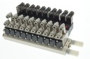 10-ventilový ostrovček, AIRTAC 5/2-1/8-24V solenoidový ventil