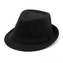 R42 Čierny klasický trilby klobúk Michael Jackson karneval R.56
