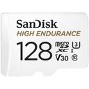 MicroSD karta High Endurance microSDXC 128GB monitor