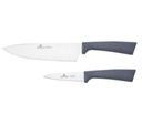 2 kuchynské nože Gerlach Smart PVC Chef/Vegetable