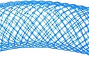 Sieťka na šperky 8 mm 1 m modrá S12688