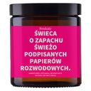 SVIEČKA S VÔŇOU ČERVO PODPÍSANÝCH ROZVODOVÝCH PAPIEROV... 40 HODÍN HORENIA
