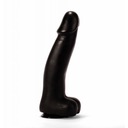 ČIERNY OBROVSKÝ DILDO UMELÝ PENIS X-MEN 38cm