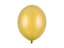 PEVNÉ KOVOVÉ BALÓNY ZLATÝ NARODENINOVÝ BALÓN 30 CM