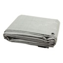 ŠEDÁ PLACHTA 4X5 HRUBÁ SILNÁ 130G/M2 VODEODOLNÁ