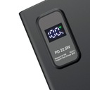 Powerbanka 10000mAh 2xUSB USB-C PD 3.0 QC 3.0 platinetová čierna polymérová LED