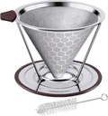 Filtračný kávovar Dripper Sitko Strieborné