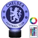 Nočná lampa Chelsea FC 3D Led Diaľkové ovládanie Názov