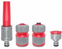 Set postrekovač 1/2 gumová rukoväť / 4 ks. AWTOOLS