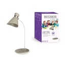 Stolná lampa Nilsen E27 HELEN, šedá