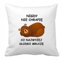 Vtipný vankúšik NIKDY NECHRÁPAM vtipný darček