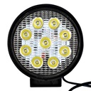 Cúvacie pracovné svetlo 9 LED 27W Náves Príves