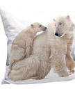 DEKORATÍVNA zimná vianočná obliečka na vankúšik BEAR Christmas 40x40