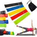 SADA 5 MINI PÁSOV NA CVIČENIE FITNESS PÁSKY