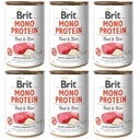 Brit Mono Protein Beef & Rice 400 g - 6 ks.