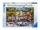 Puzzle 2000 ks. Svet zvierat (Ravensburger)