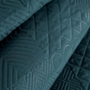 BONI/5 prehoz na posteľ 170x210 tyrkysový patchwork hrubý prešívaný