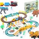 MEGA RACE TRACK ELEKTRICKÝ VLAK DINOSAUR PARK 178 prvkov