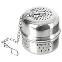 Infuser, oceľové sitko na zaváranie a zaváranie byliniek