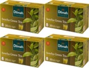 Zelený čaj vo vrecúškach Dilmah Sencha 20ks x4