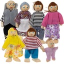 SADA BÁBIK pre bábiky Small Doll House Dolls x7