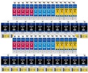 50X ATRAMENTY PRE EPSON T2711-T2714 27XL WF-3620 WF-3640 SADA WF-7110 WF-7610