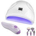 HYBRIDNÁ SADA 12 LED UV LAMPY 12W FRÉZA 2v1 KONCOVKY SNÍMAČ POHYBU