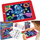 KRESLENIE A UČENIE TABLET VZDELÁVACIE LED SVIETENIE PRE DETI