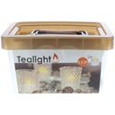 TEALIGHT LED SVIEČKY OHRIEVAČE BATÉRIE 24 ks