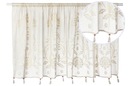 JALESS ZÁCLONA RETRO BOHO HÁČKOVANÁ 90x150 BÉŽOVÁ
