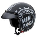 KOMFORTNÁ W-TEC Café Racer otvorená prilba na motorku, veľkosť S (55-56)