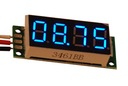 4-znakový digitálny voltmeter 3-30V modrý V20