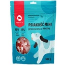 MACED MINI LISOVANÝ PSI BEAT S KAČAČOU 500G HRUBÁKOU SO SUŠENÝMI KAČACÍMI PRSMI