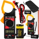 MULTIMETER DIGITÁLNY PRÚDOVÝ SVORNÝ MERAČ POUZDRO LCD TESTOVACIE KÁBLE SÚPRAVA