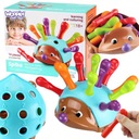 WOOPIE arkádová hra Hedgehog Sorter Montessori učenie čísel a farieb 4v1