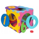 SMILY FOAM PODLAHOVÁ PODLOŽKA PUZZLE Mäkká pena ČÍSLA 9 ks. SP84502