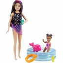 Opatrovateľka Barbie Skipper s bábätkom a bazénom GRP39