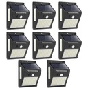 SOLÁRNE LAMPY 100LED SO SNÍMAČOM POHYBU x8 Set